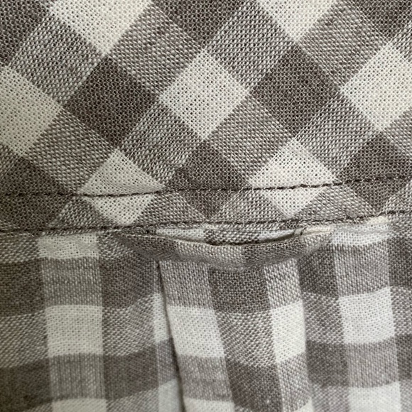 NWOT JCrew Gingham Collared Tunic Top - Picture 2 of 7